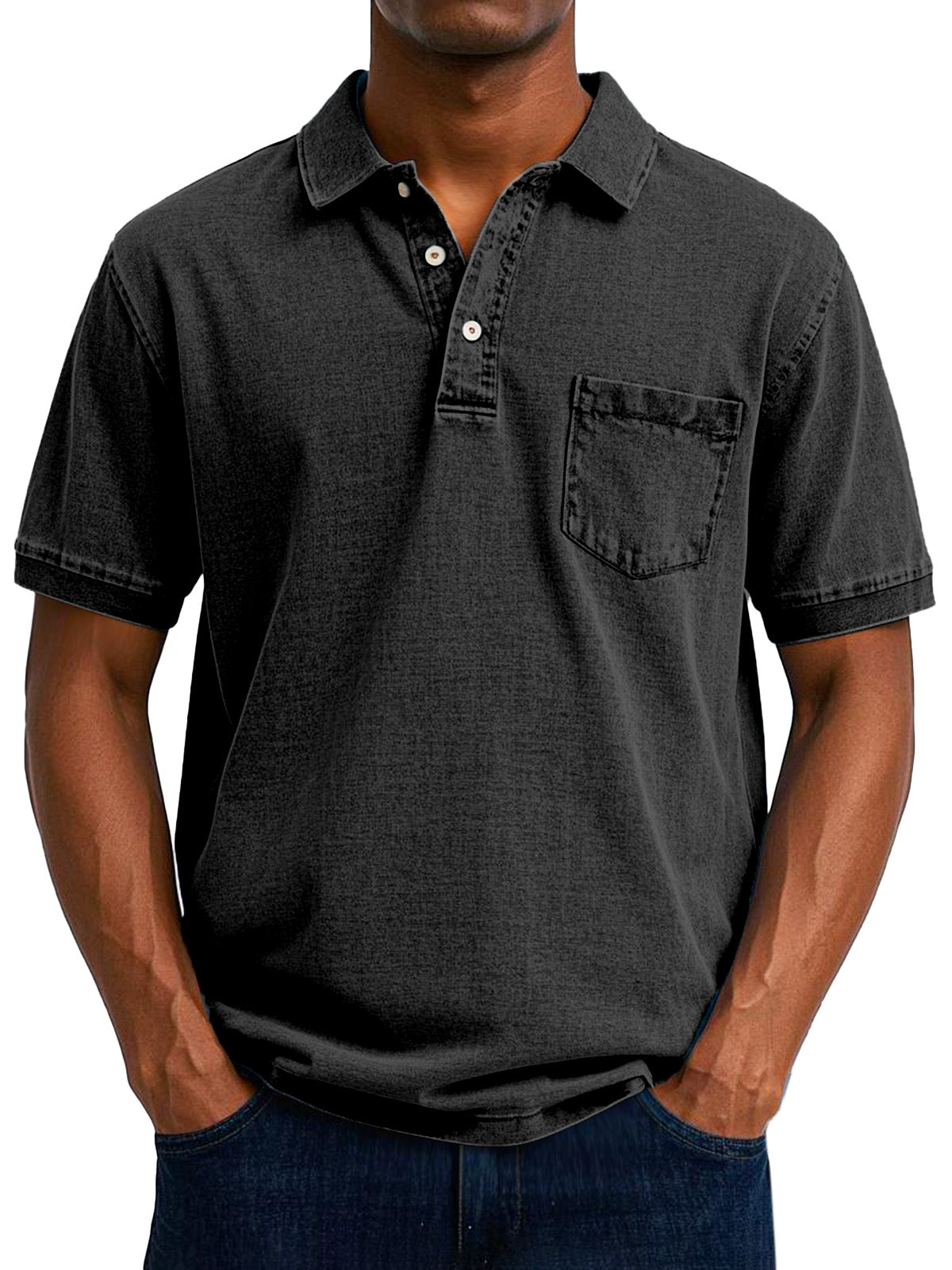 Henrik™ | Vintage afslappet poloskjorte til mænd
