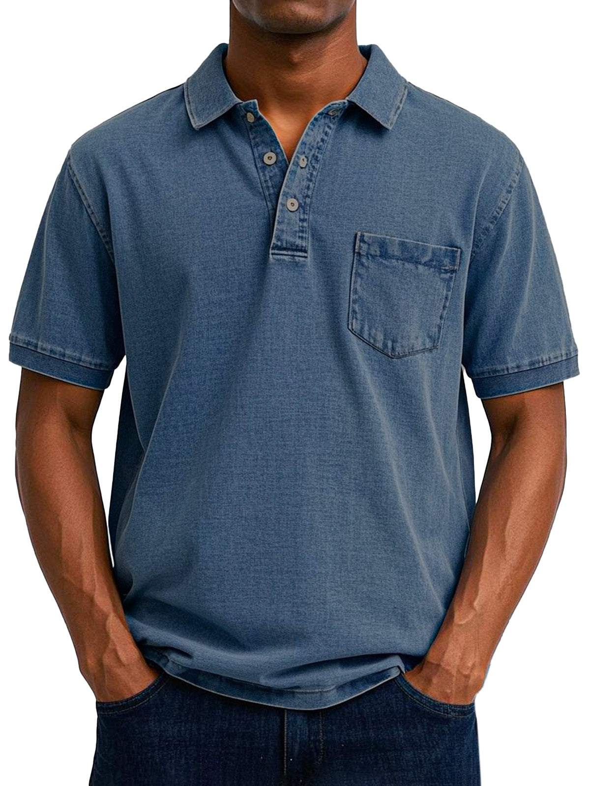Henrik™ | Vintage afslappet poloskjorte til mænd