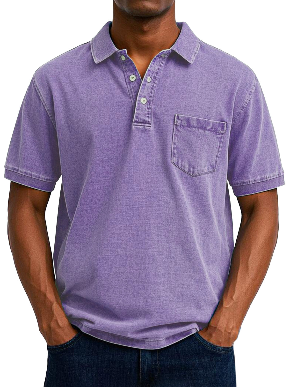 Henrik™ | Vintage afslappet poloskjorte til mænd