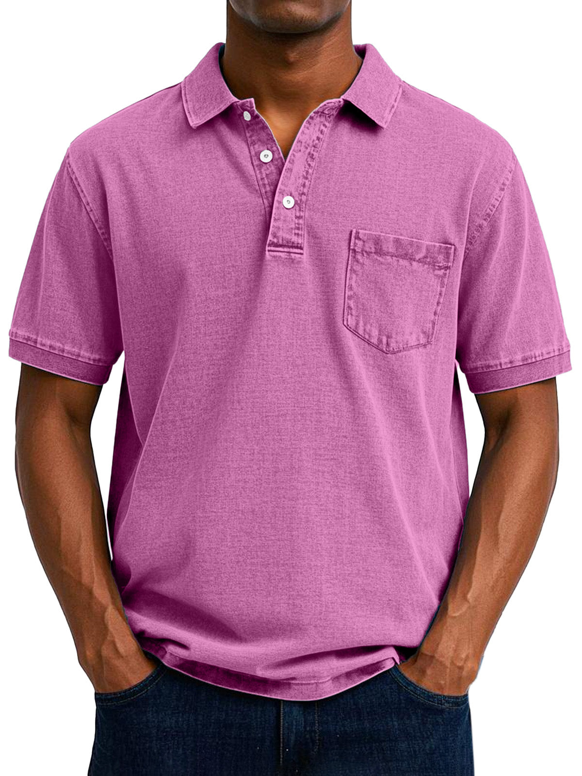 Henrik™ | Vintage afslappet poloskjorte til mænd