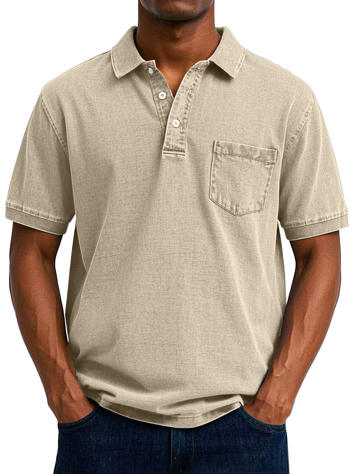 Henrik™ | Vintage afslappet poloskjorte til mænd