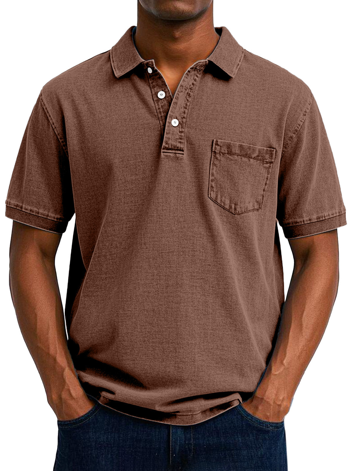 Henrik™ | Vintage afslappet poloskjorte til mænd