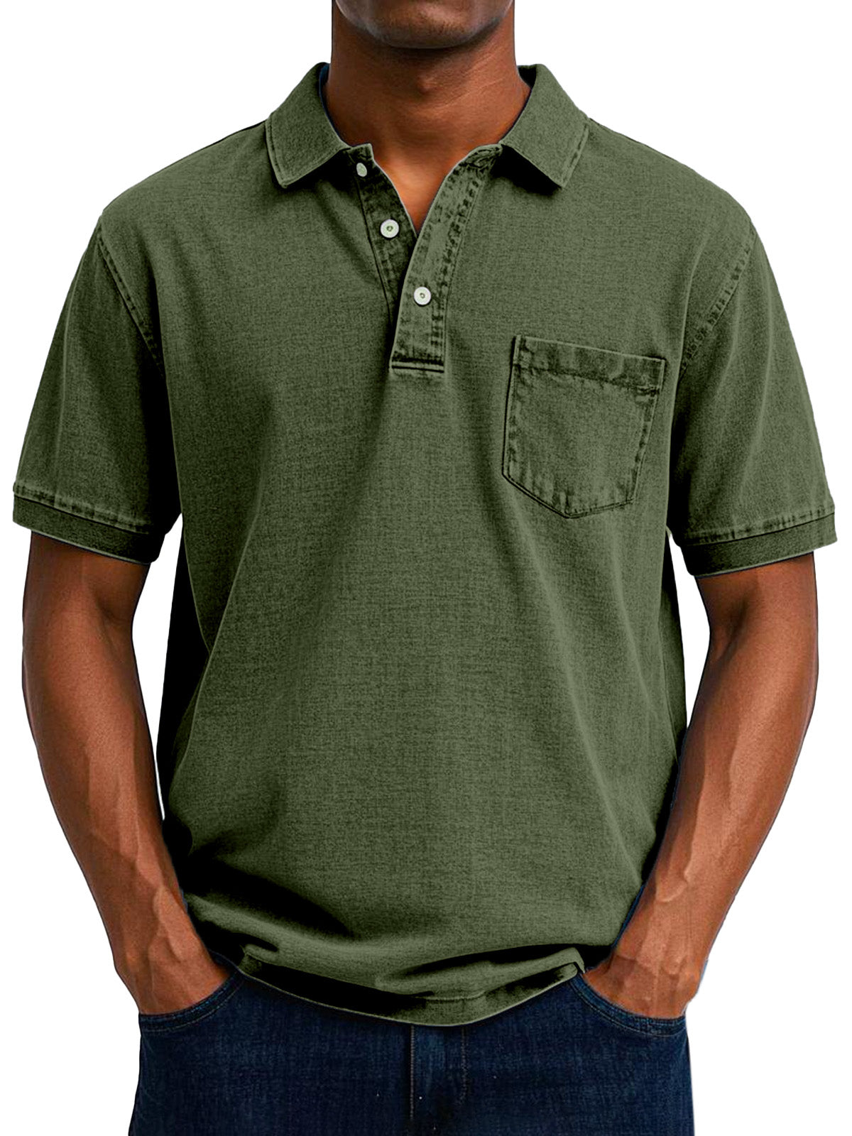 Henrik™ | Vintage afslappet poloskjorte til mænd