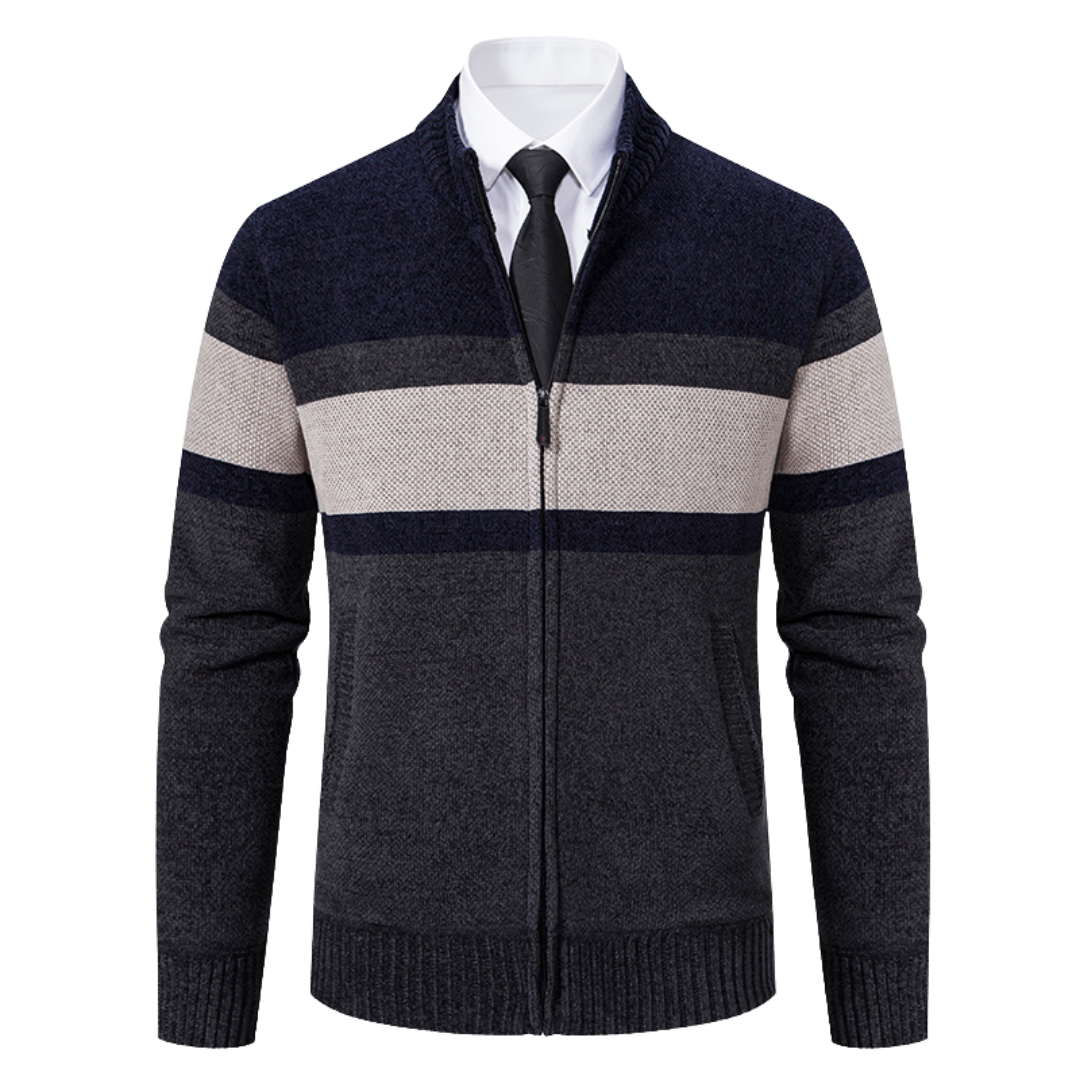 William™ | Luksus-sweater med lynlås