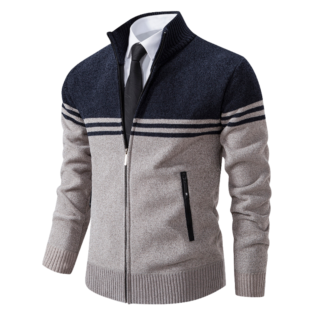 William™ | Luksus-sweater med lynlås