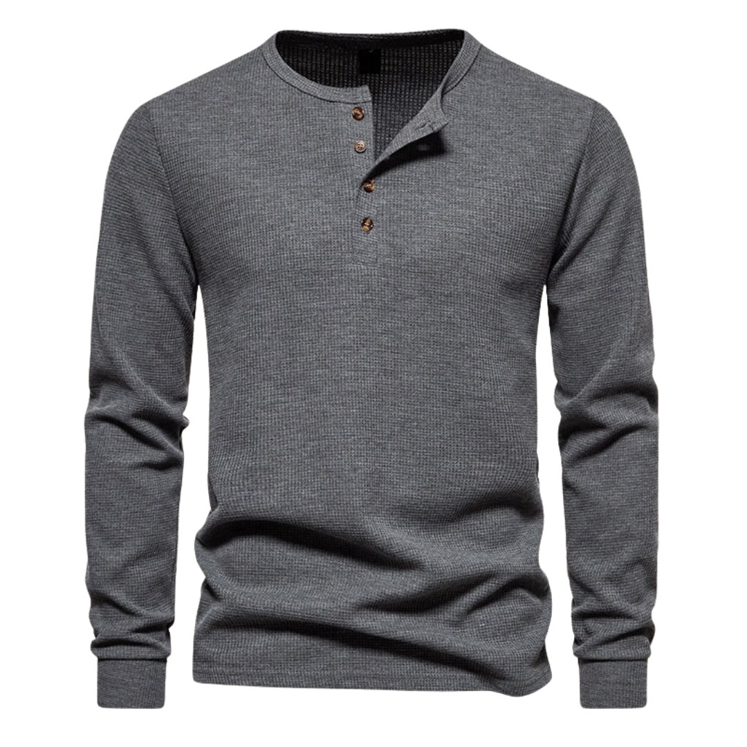 Elmer™ | Langærmet T-shirt med knapper