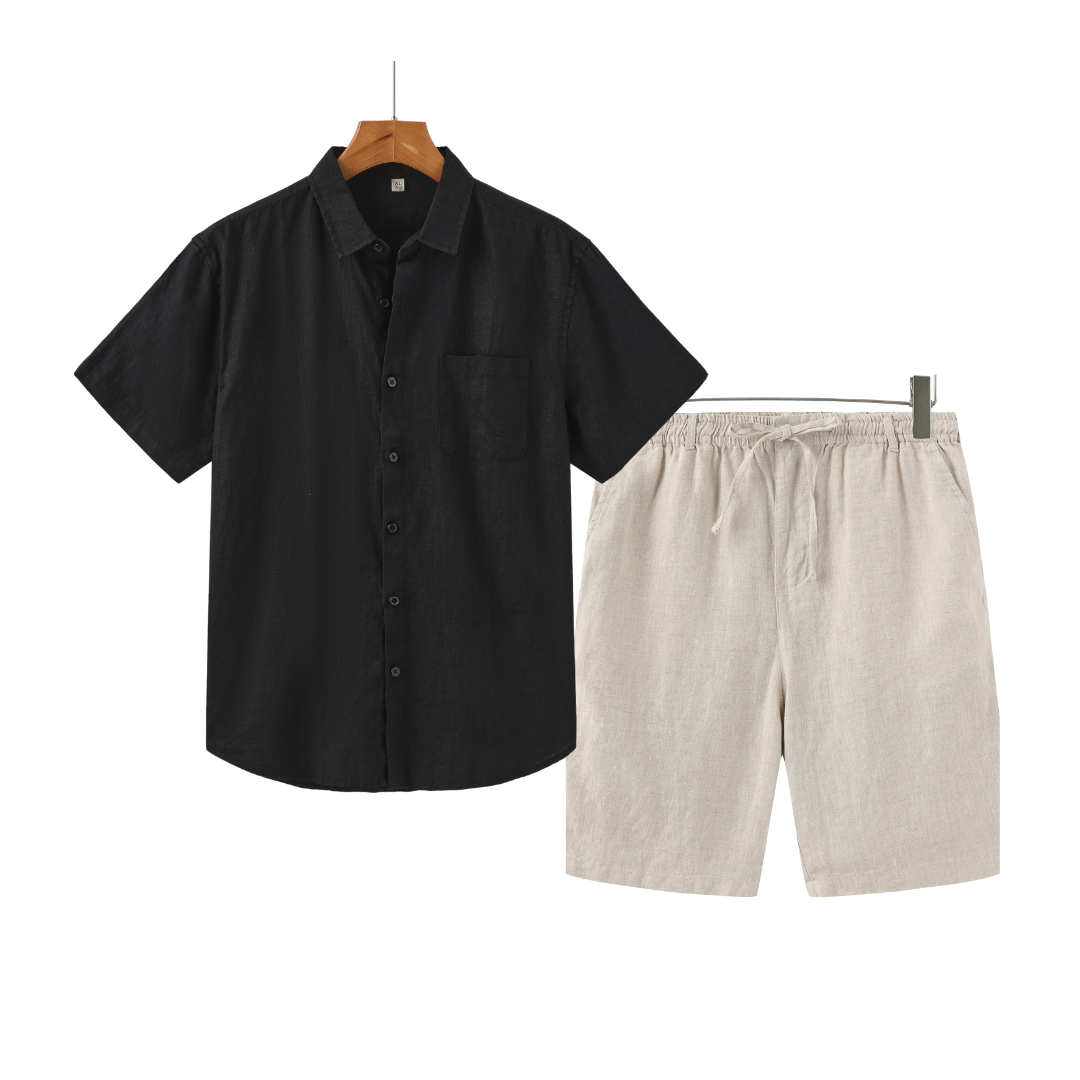 Anders™ | Hør-sæt (Shorts)