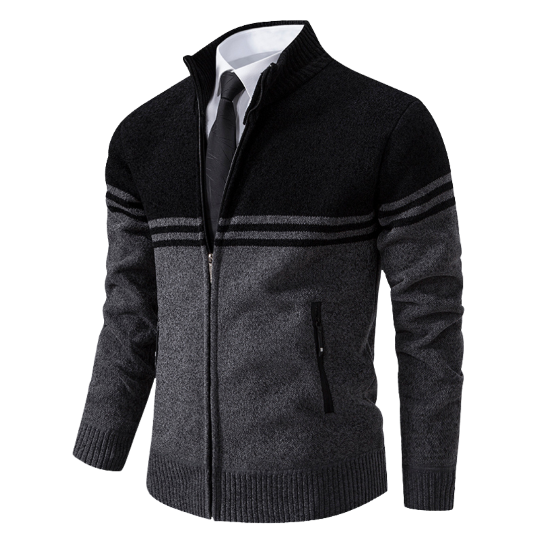William™ | Luksus-sweater med lynlås