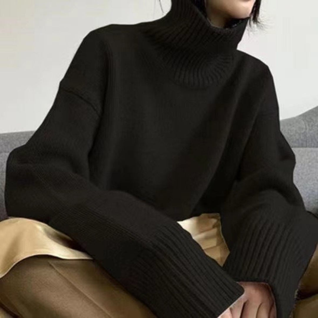 ellen™ | eksklusiv rullekrave-sweater