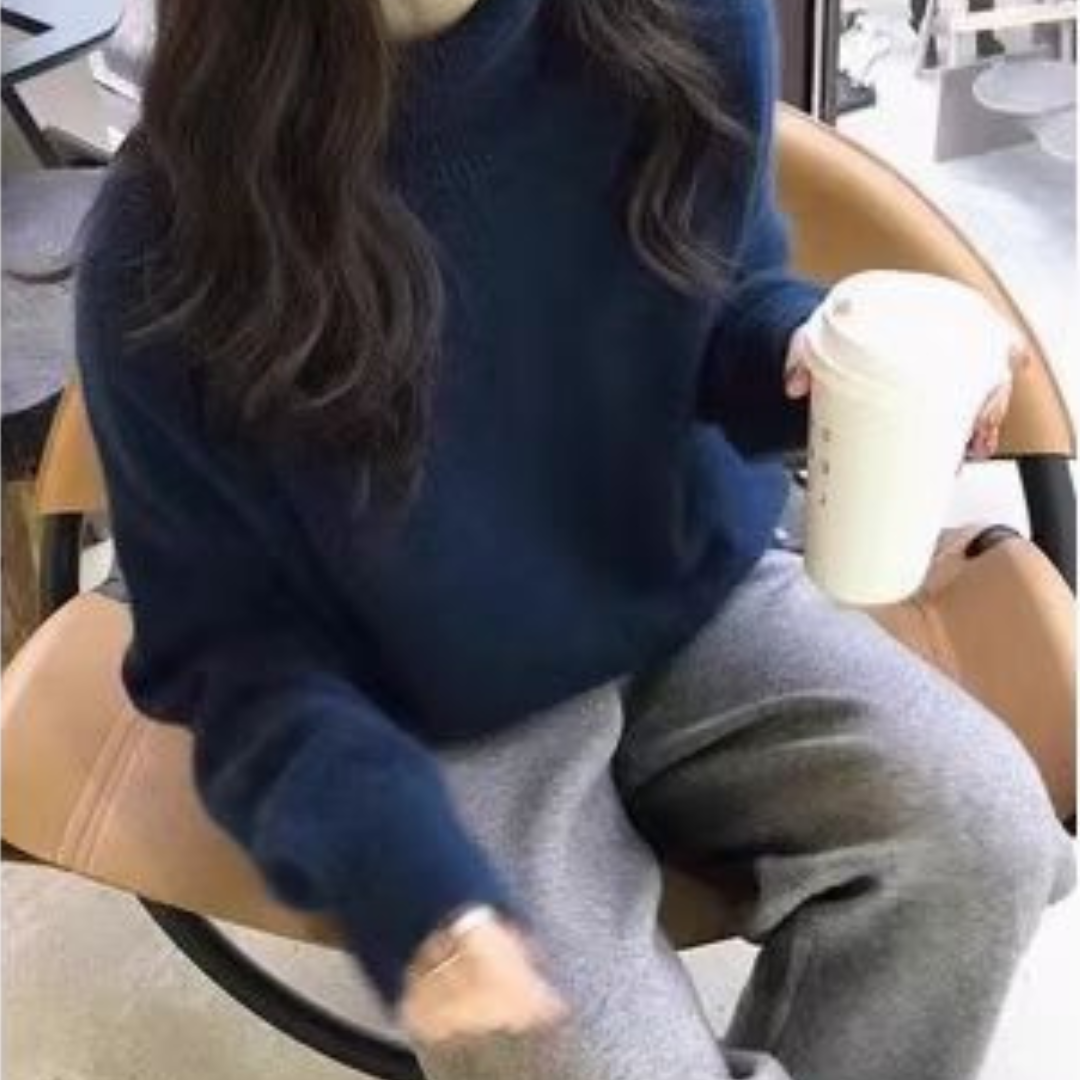 ellen™ | eksklusiv rullekrave-sweater