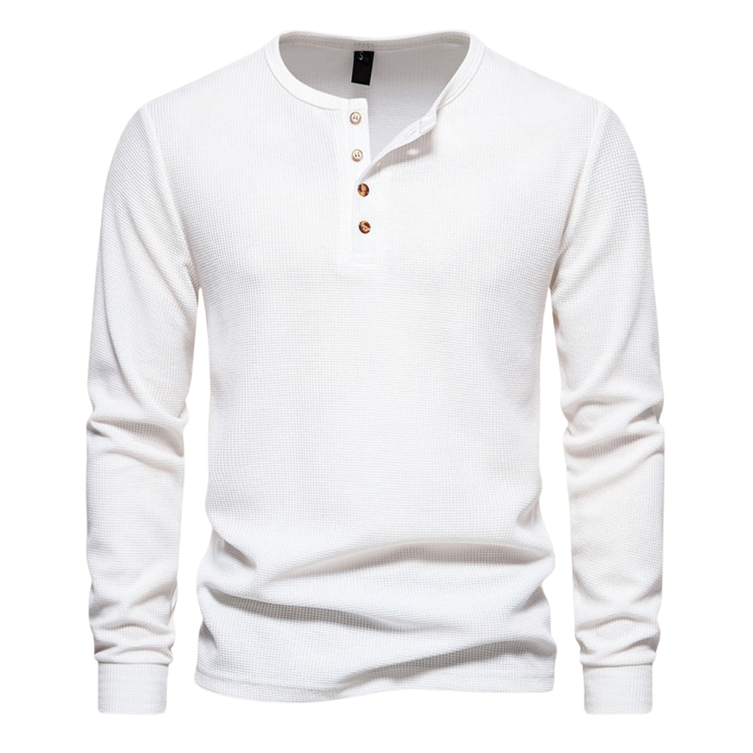 Elmer™ | Langærmet T-shirt med knapper