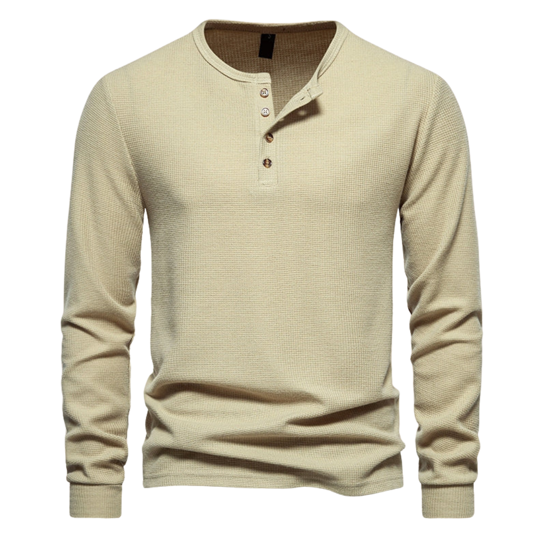 Elmer™ | Langærmet T-shirt med knapper