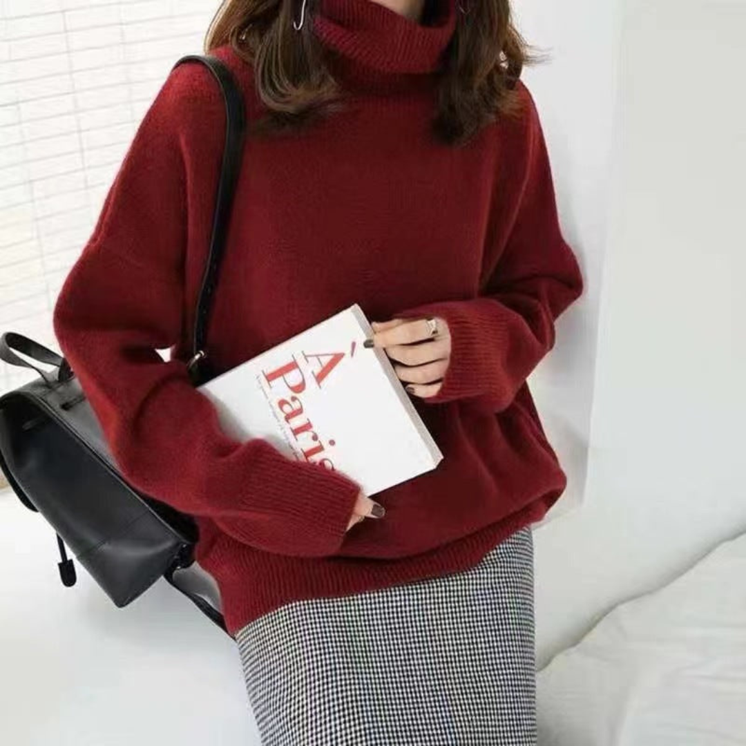 ellen™ | eksklusiv rullekrave-sweater