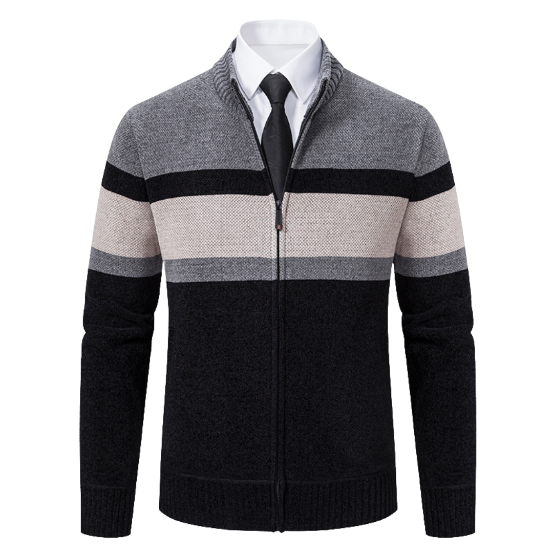William™ | Luksus-sweater med lynlås