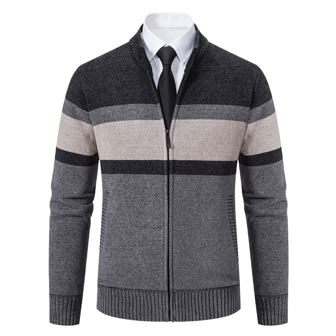 William™ | Luksus-sweater med lynlås