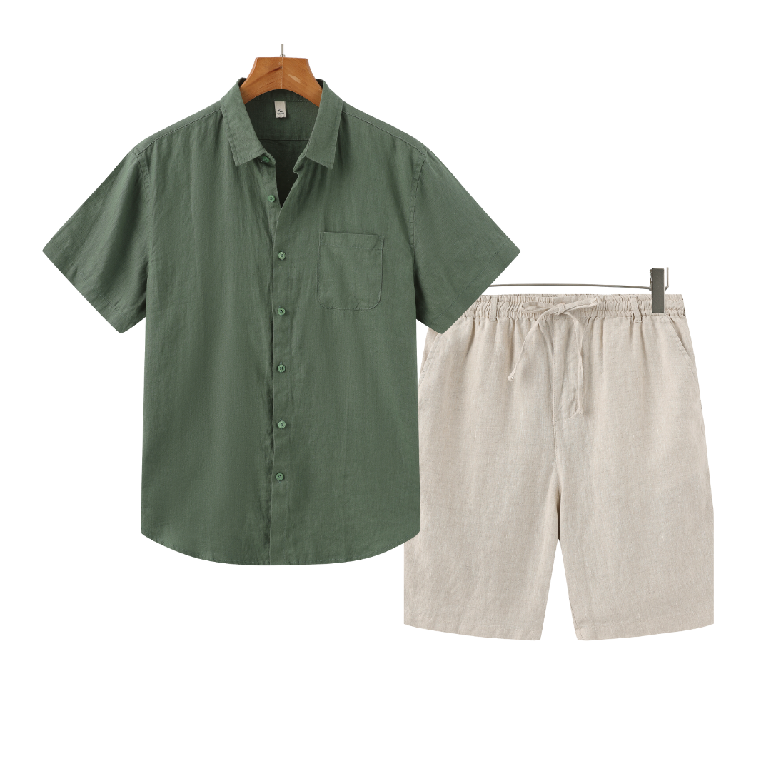 Anders™ | Hør-sæt (Shorts)