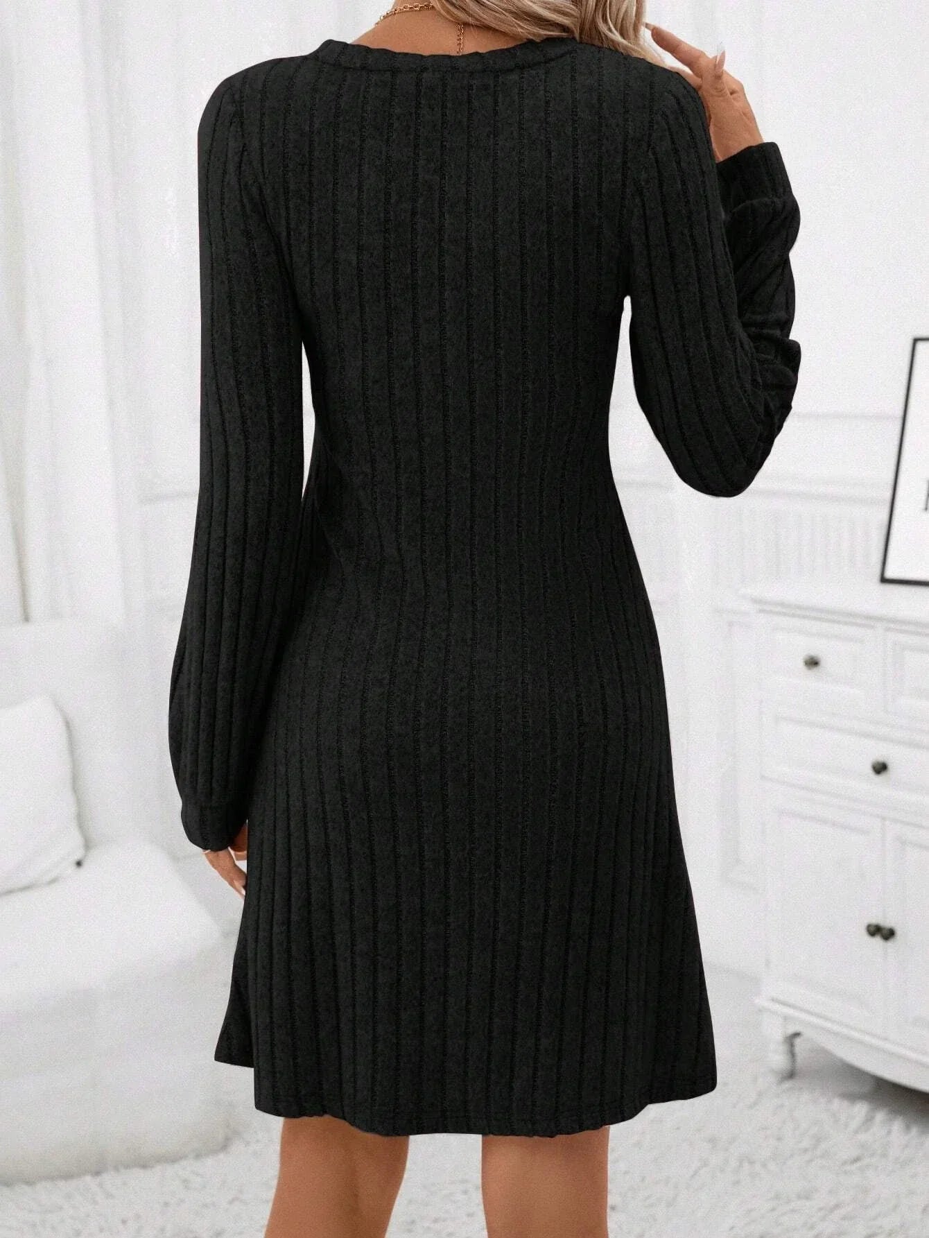 Mia™ | Elegant Vinterkjole med Skandinavisk Charme