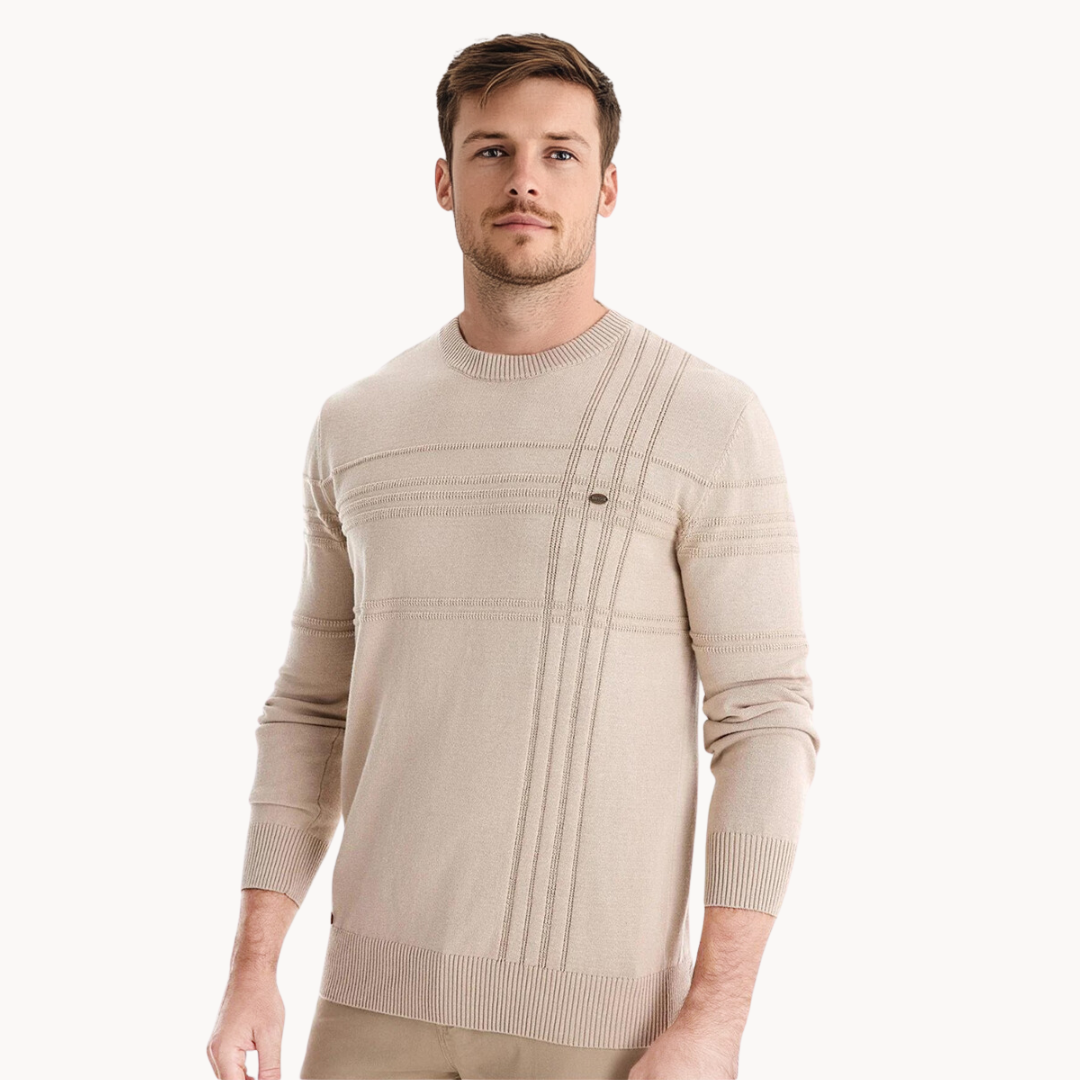 Frode™ | Mønstret pullover