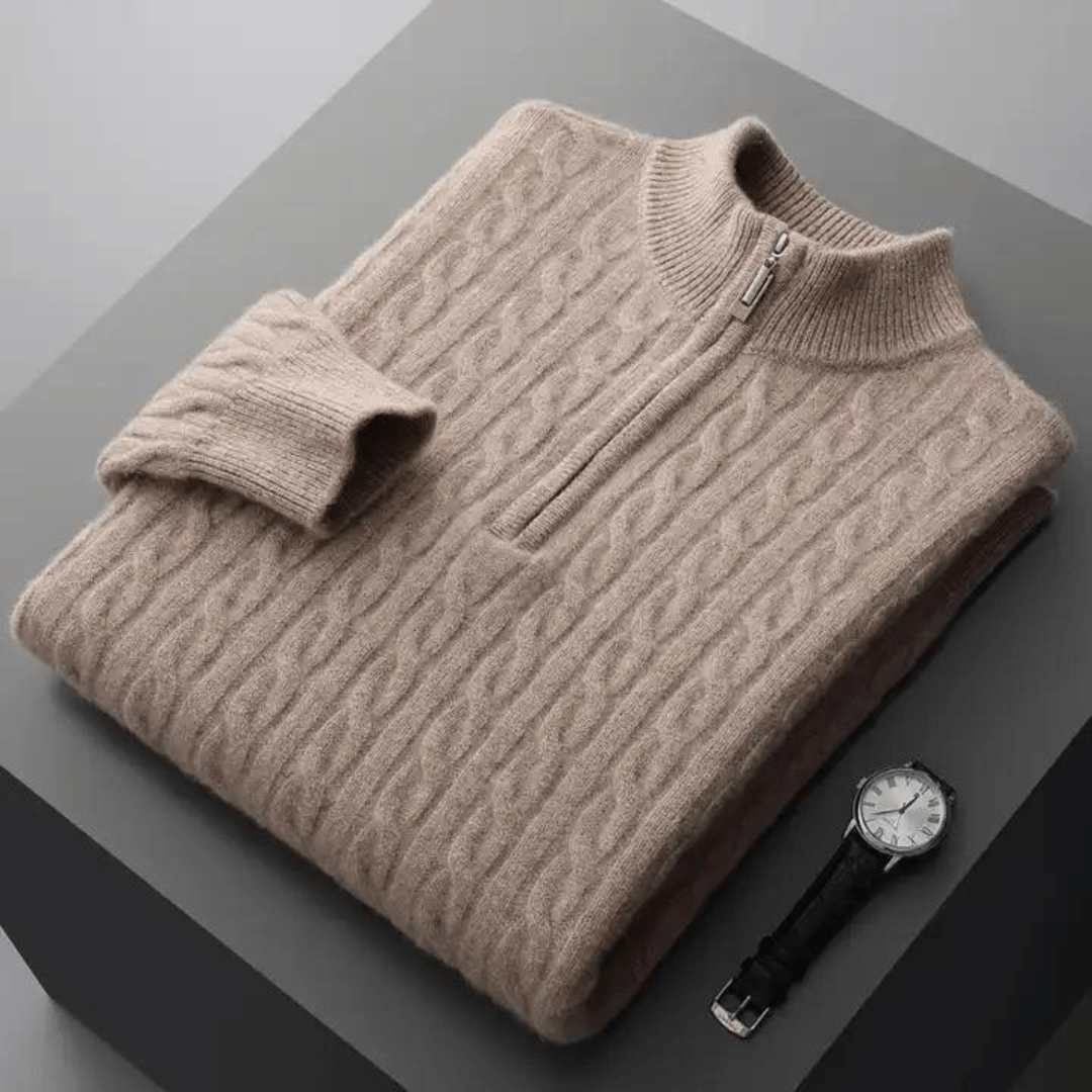 Lorentz™ | Half lynlås i kashmir