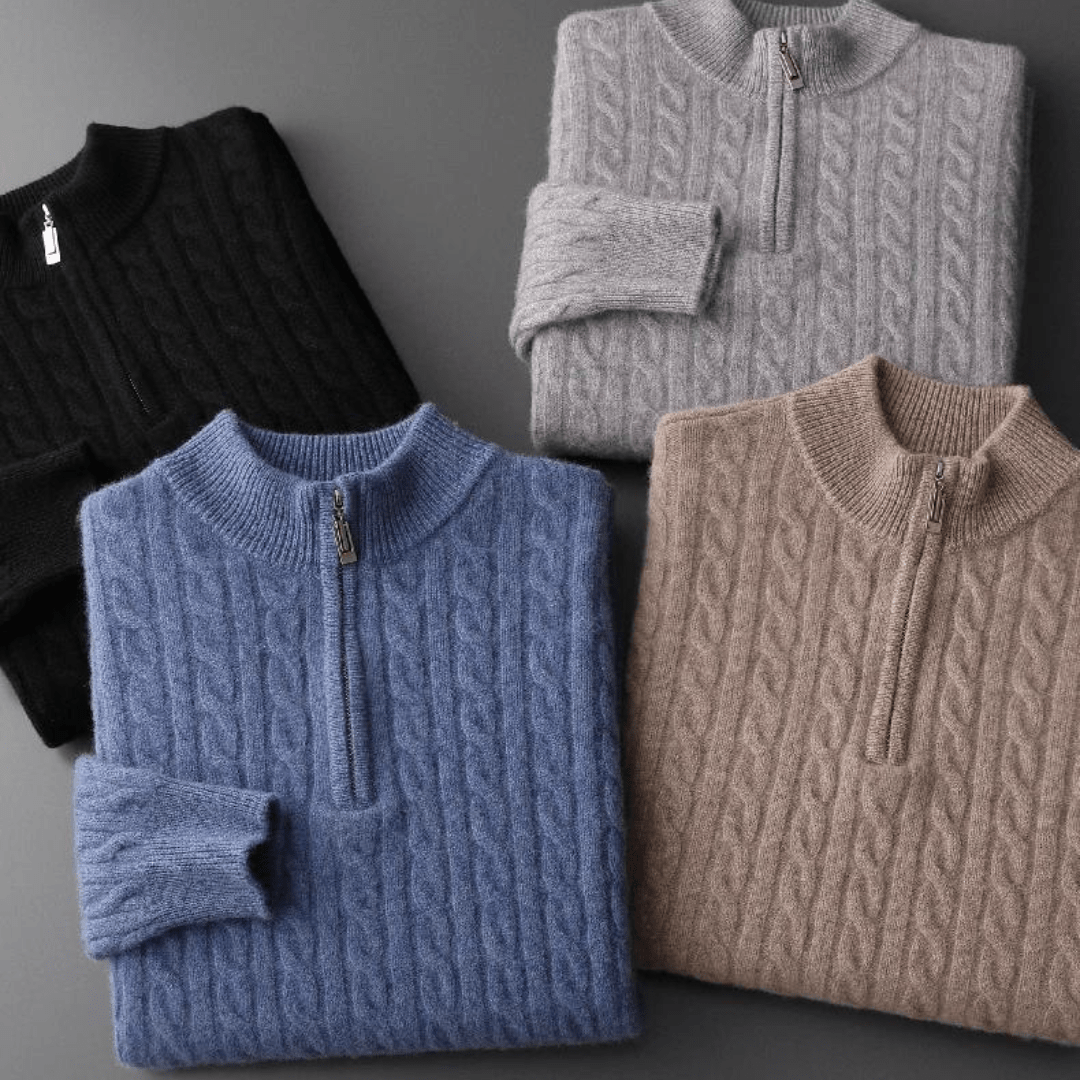 Lorentz™ | Half lynlås i kashmir