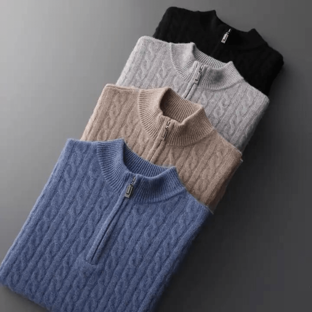Lorentz™ | Half lynlås i kashmir