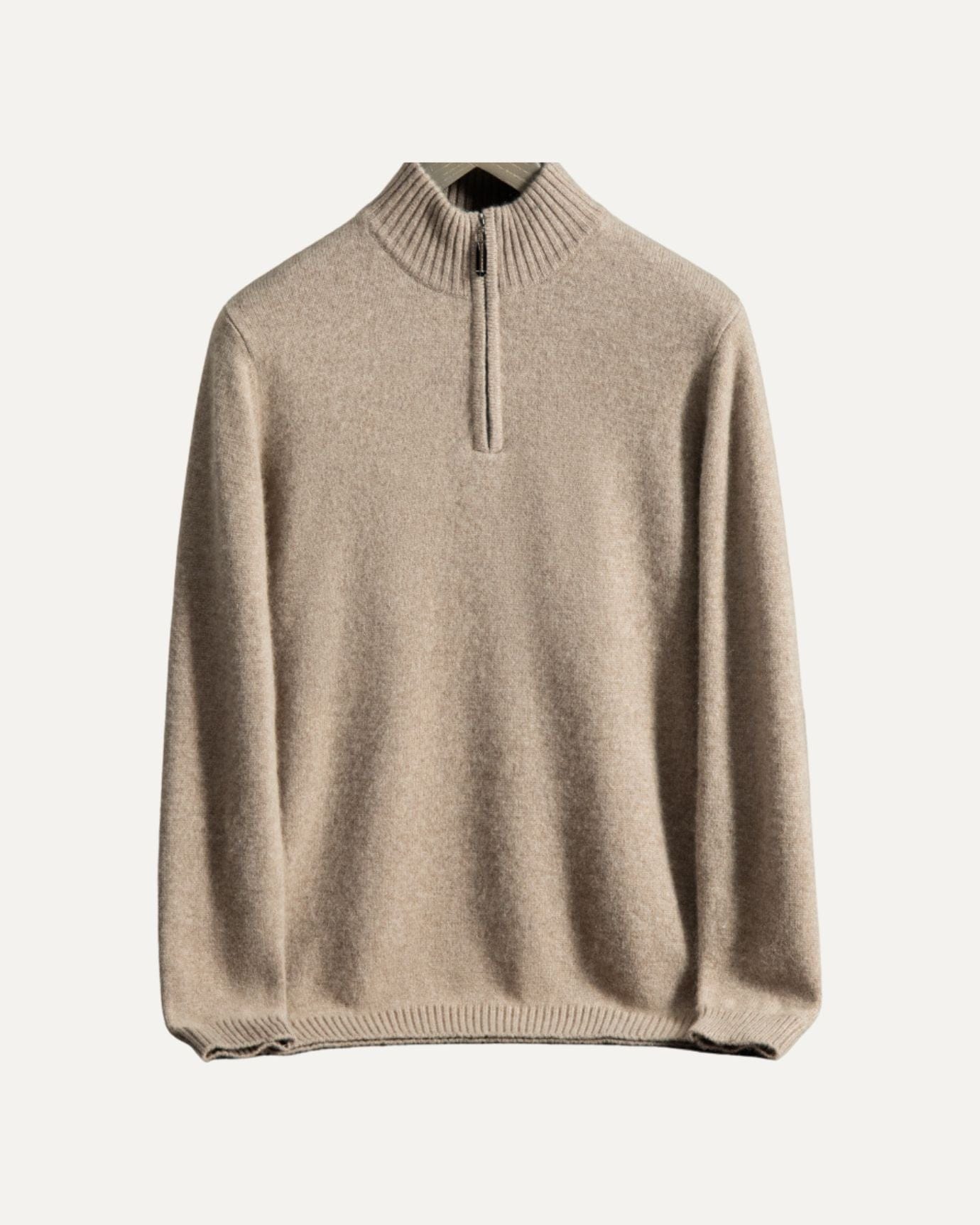 Gunnar™ | Kashmirtrøje med lynlåslukning
