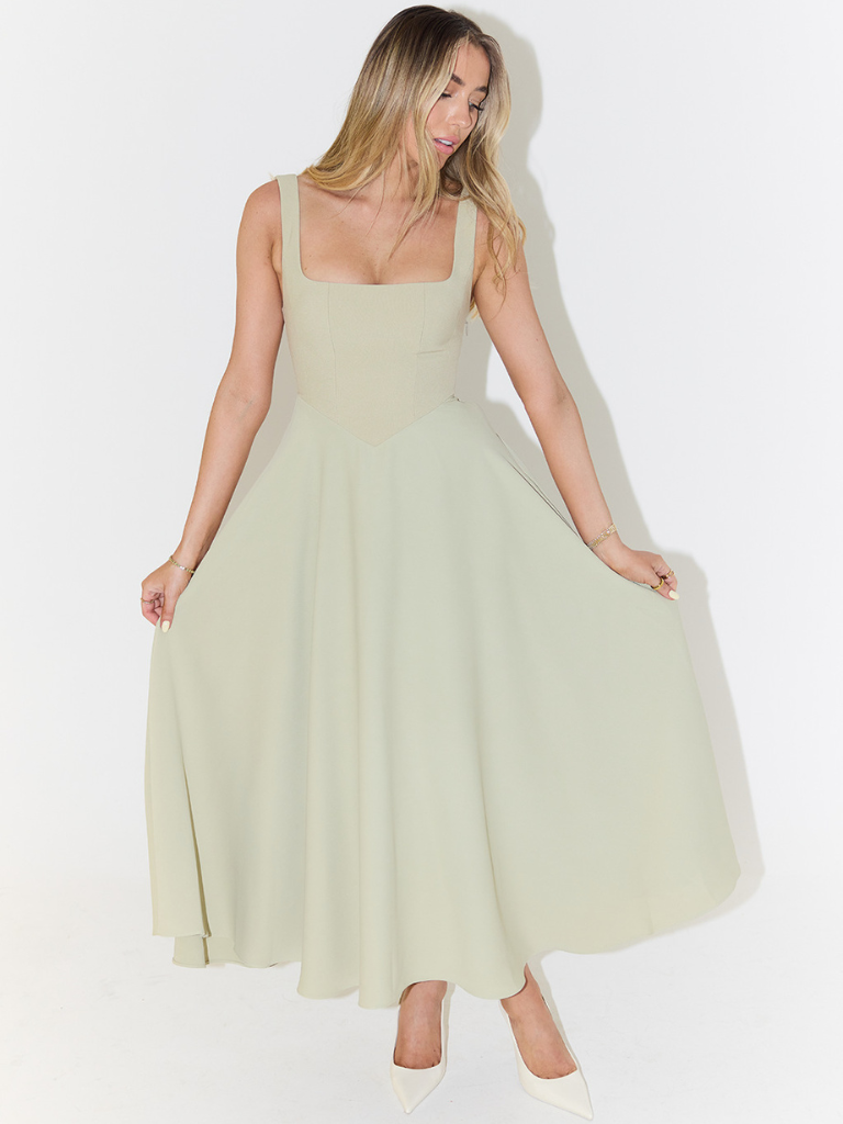 Alfrida™ | Feminin Havefestkjole