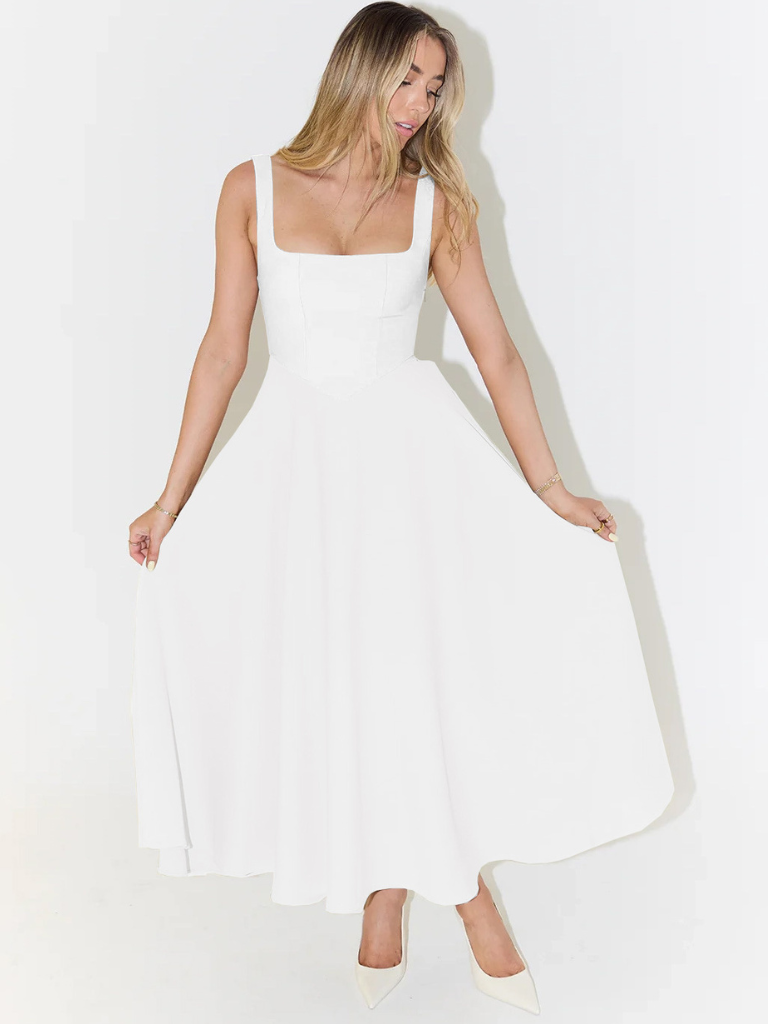 Alfrida™ | Feminin Havefestkjole