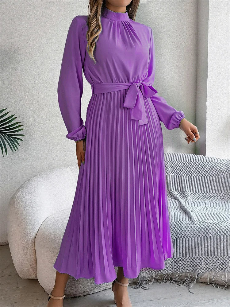 Katrine™ | Elegant Lang Kjole med Tidløst Design