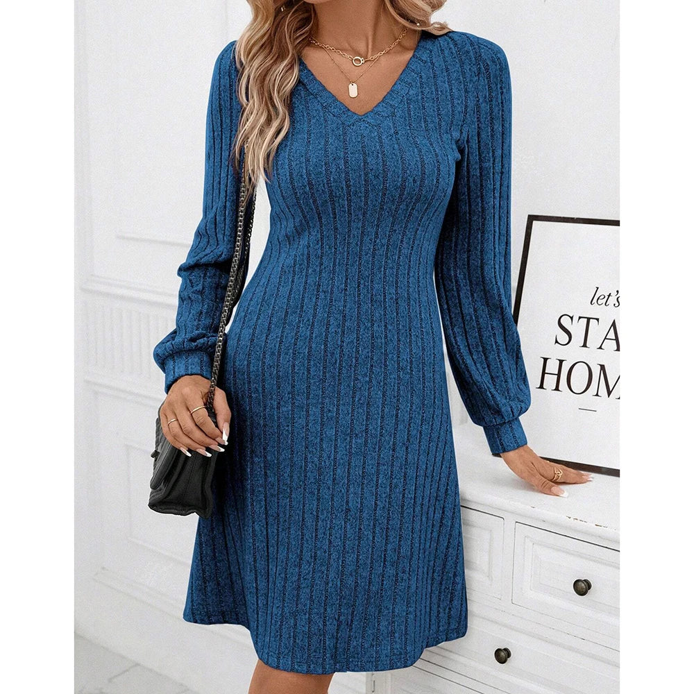 Mia™ | Elegant Vinterkjole med Skandinavisk Charme