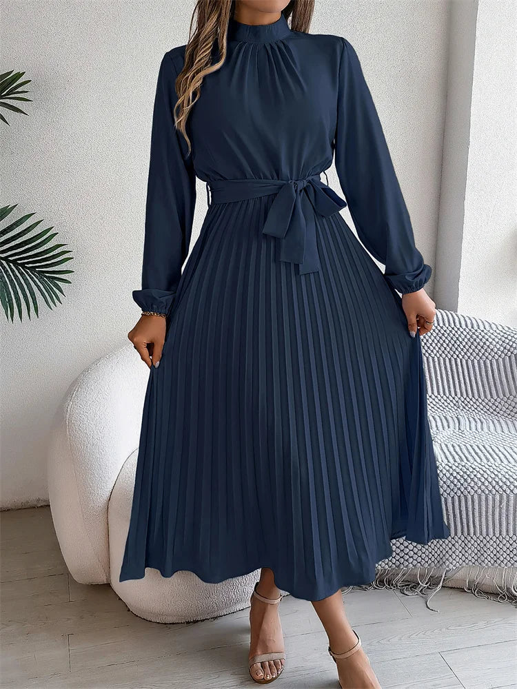 Katrine™ | Elegant Lang Kjole med Tidløst Design
