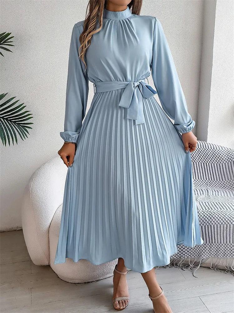 Katrine™ | Elegant Lang Kjole med Tidløst Design