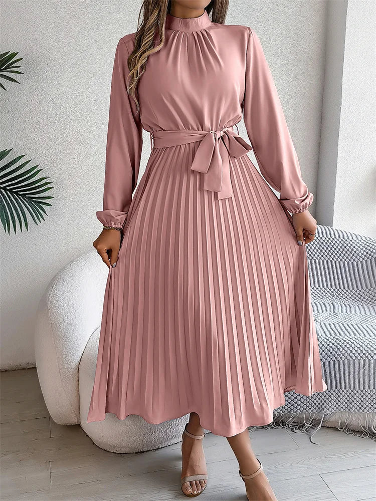 Katrine™ | Elegant Lang Kjole med Tidløst Design