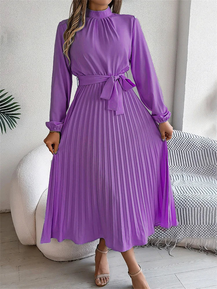 Katrine™ | Elegant Lang Kjole med Tidløst Design