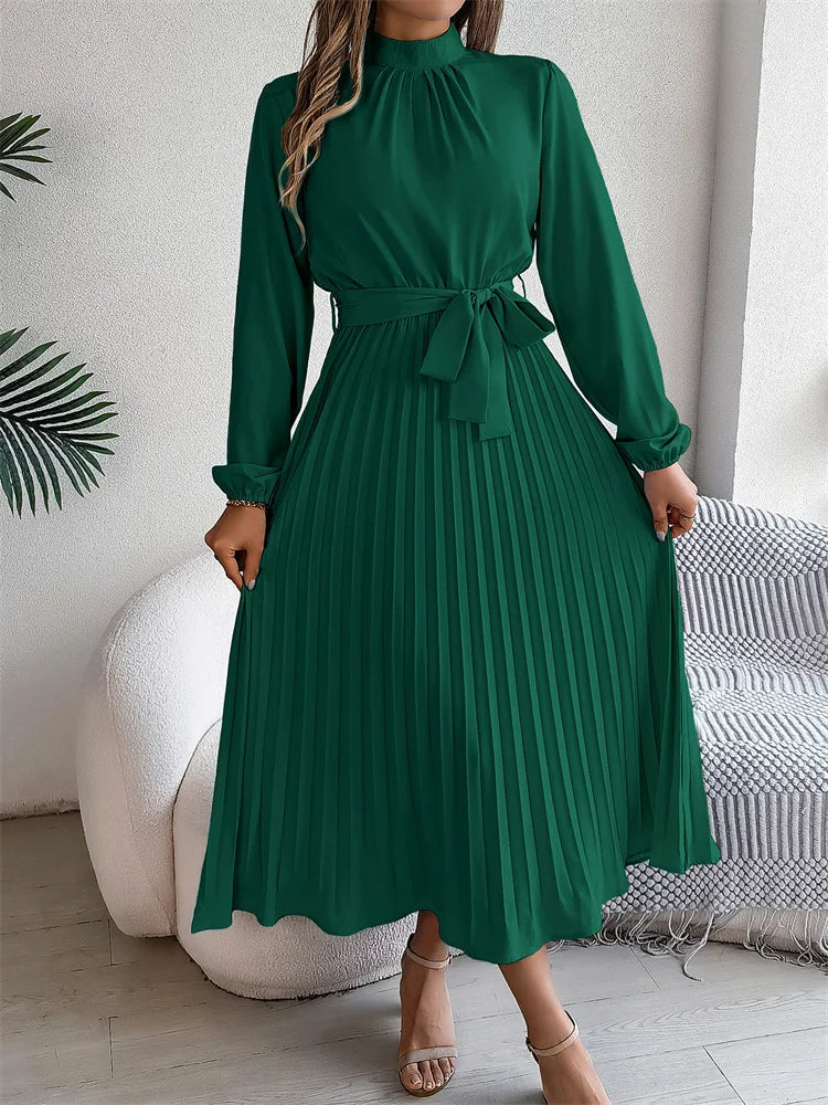 Katrine™ | Elegant Lang Kjole med Tidløst Design