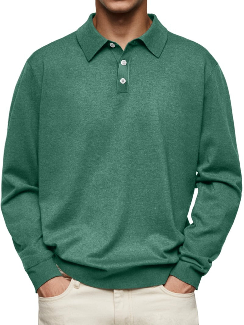Alexandre™ | Vintage Skjorte med Lange Ærmer