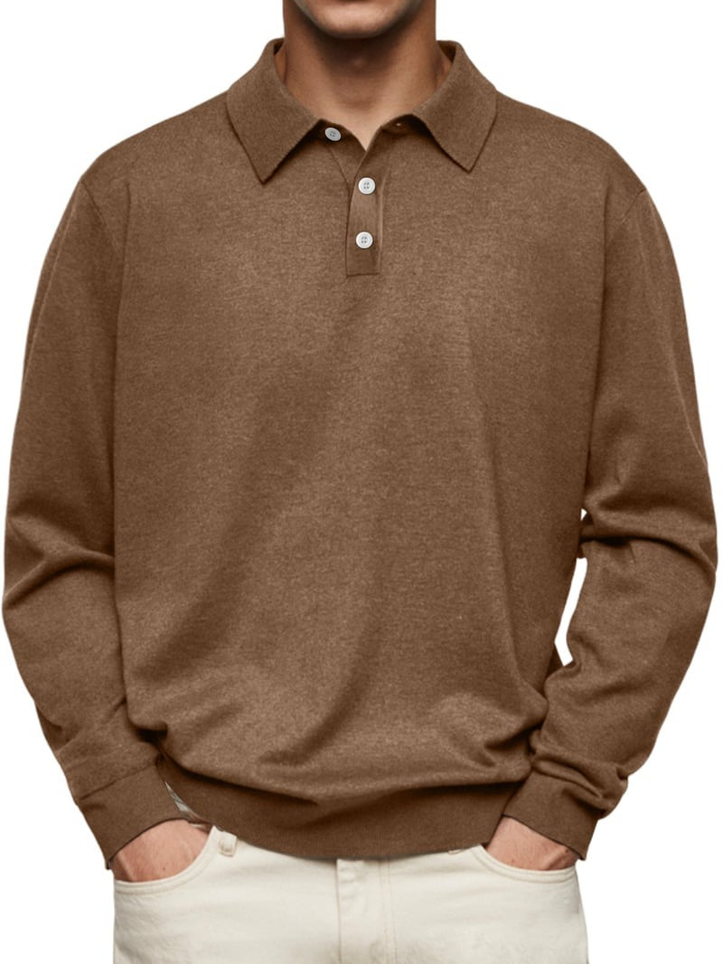 Alexandre™ | Vintage Skjorte med Lange Ærmer