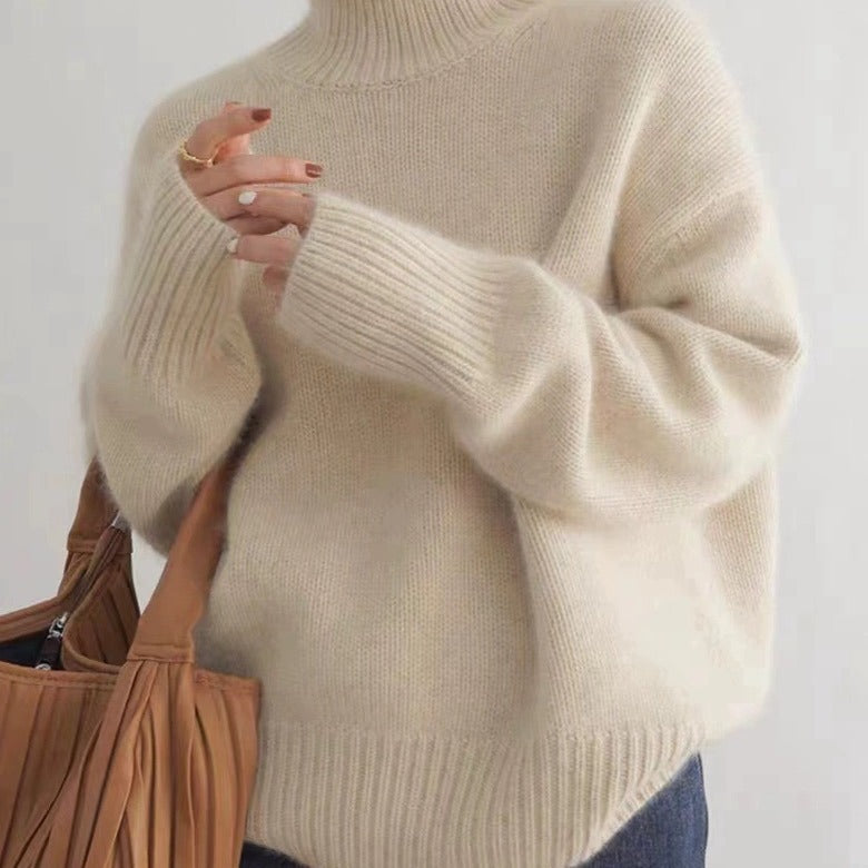 ellen™ | eksklusiv rullekrave-sweater