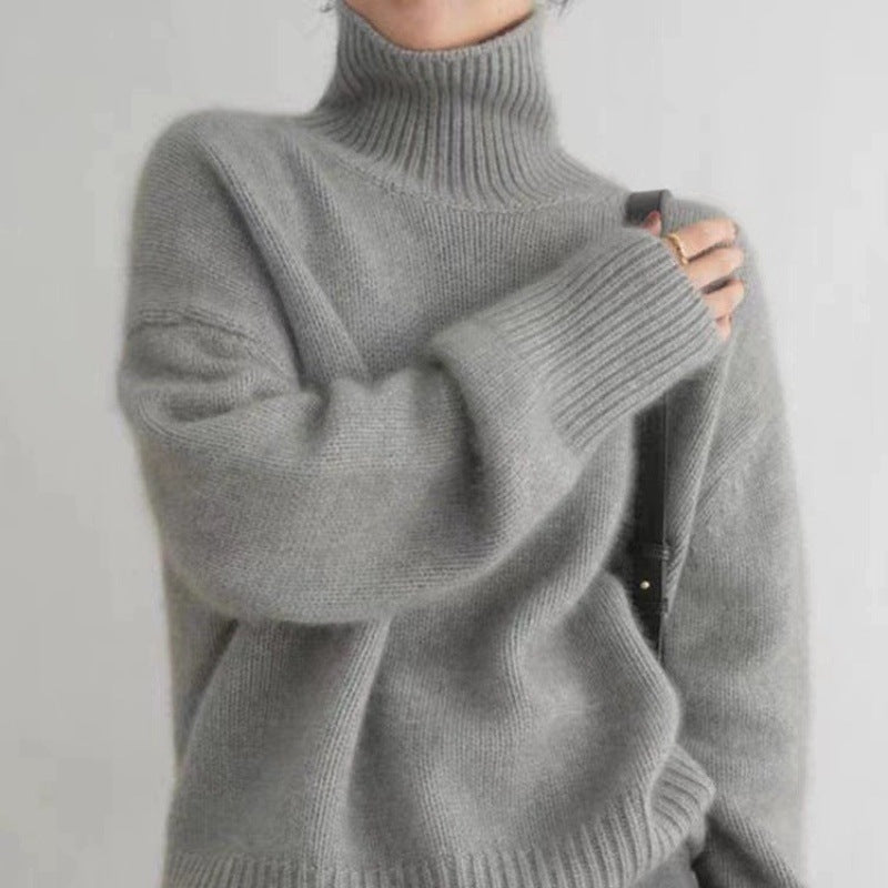 ellen™ | eksklusiv rullekrave-sweater