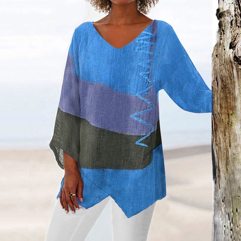 Aimée ™ | Smart Hverdagsbluse med V-Hals