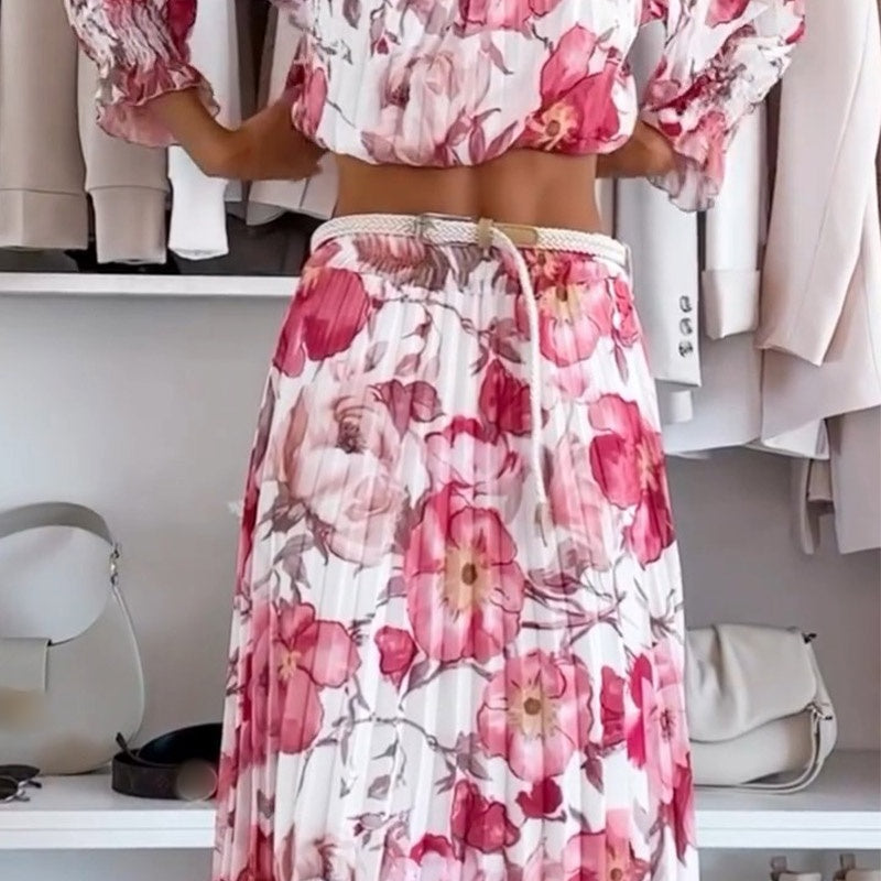 Astrid™ | Blomstrende Sommersæt i Matchende Design