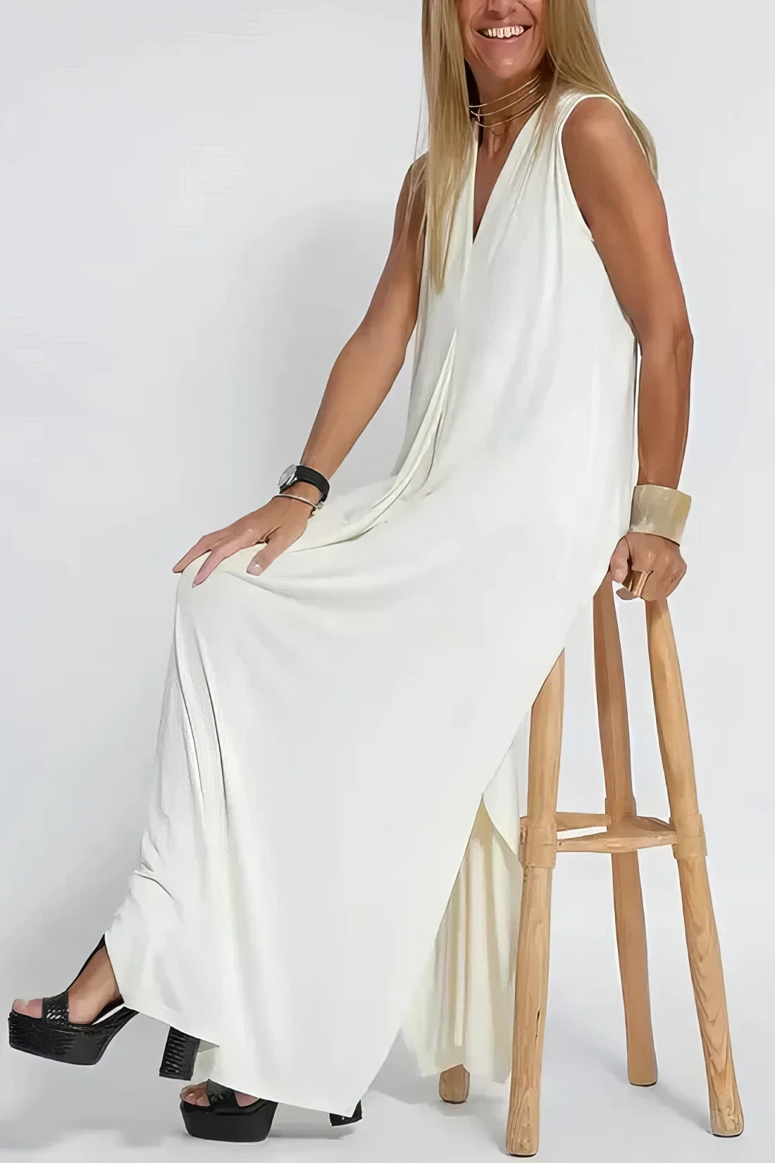 Ada™ | Åndbar Hverdags Bodycon Kjole