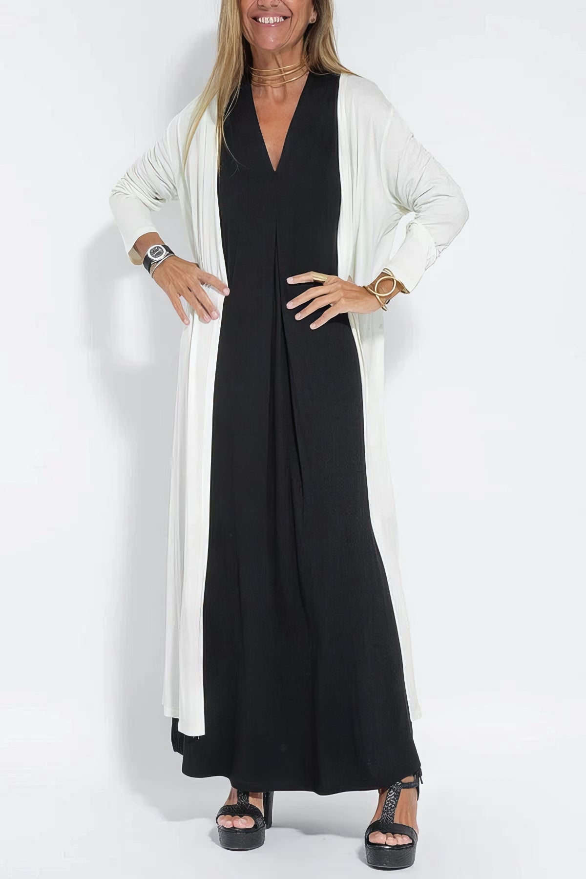 Ada™ | Åndbar Hverdags Bodycon Kjole