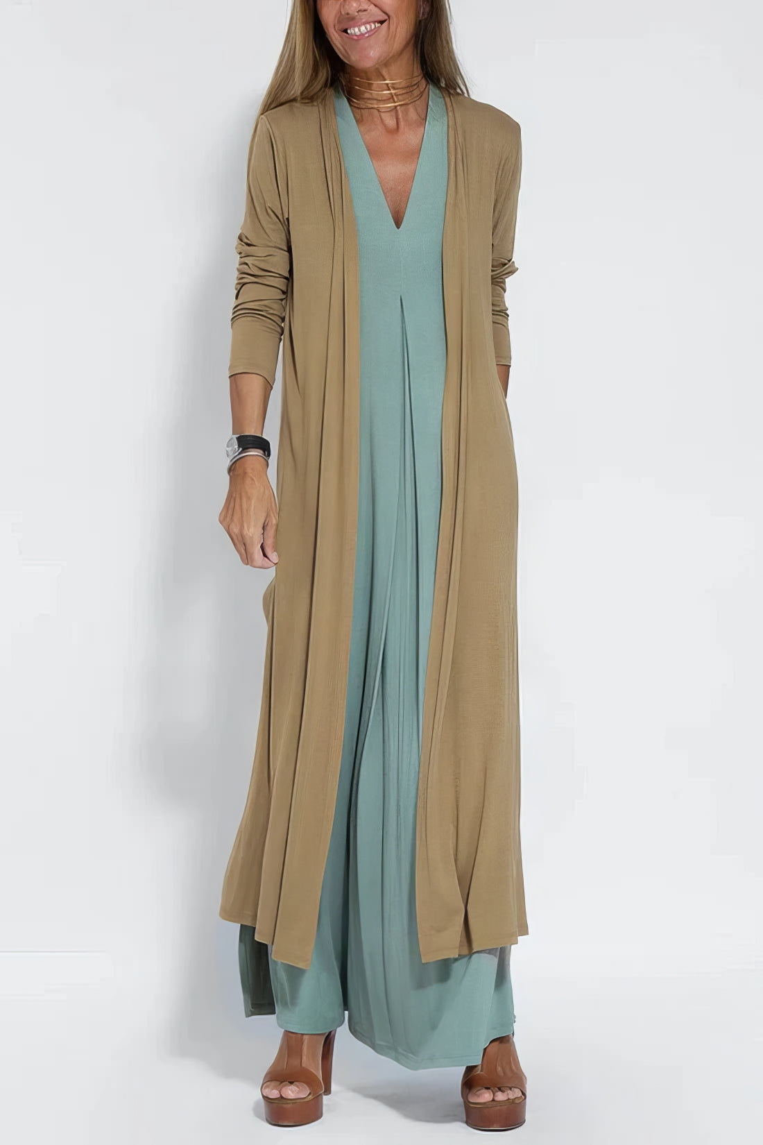Ada™ | Åndbar Hverdags Bodycon Kjole