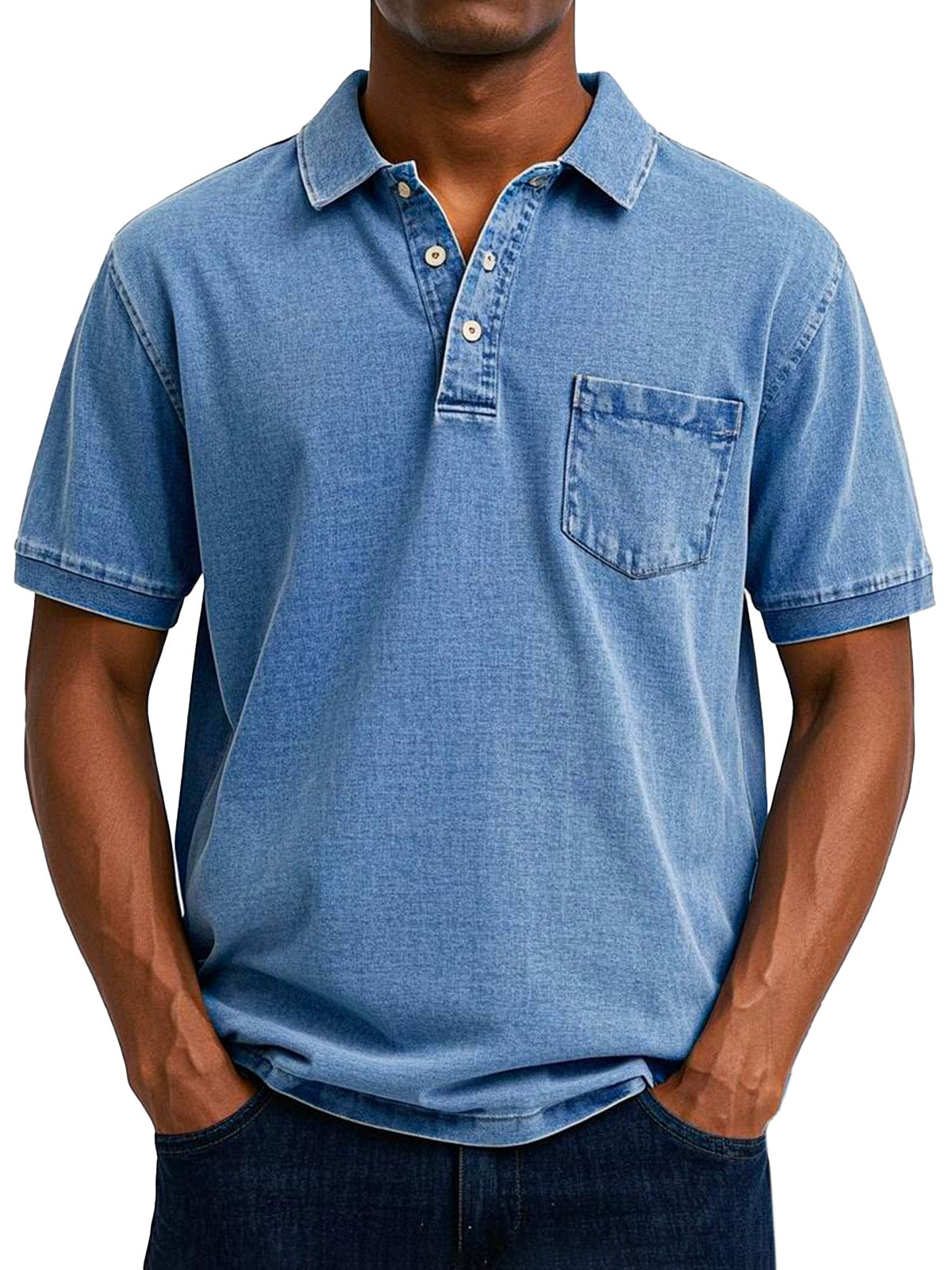 Henrik™ | Vintage afslappet poloskjorte til mænd