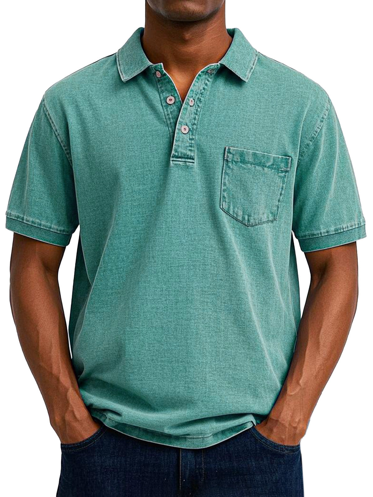Henrik™ | Vintage afslappet poloskjorte til mænd