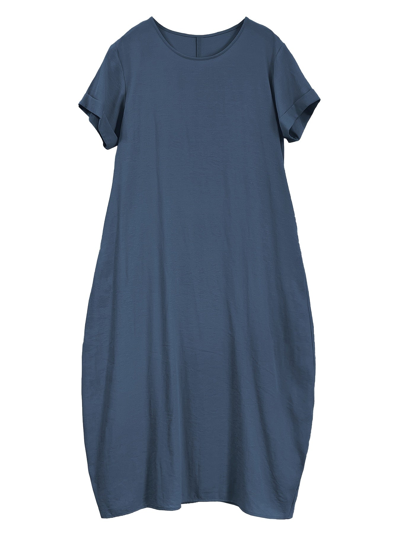Birgit™ | Casual Midikjole med Lommer
