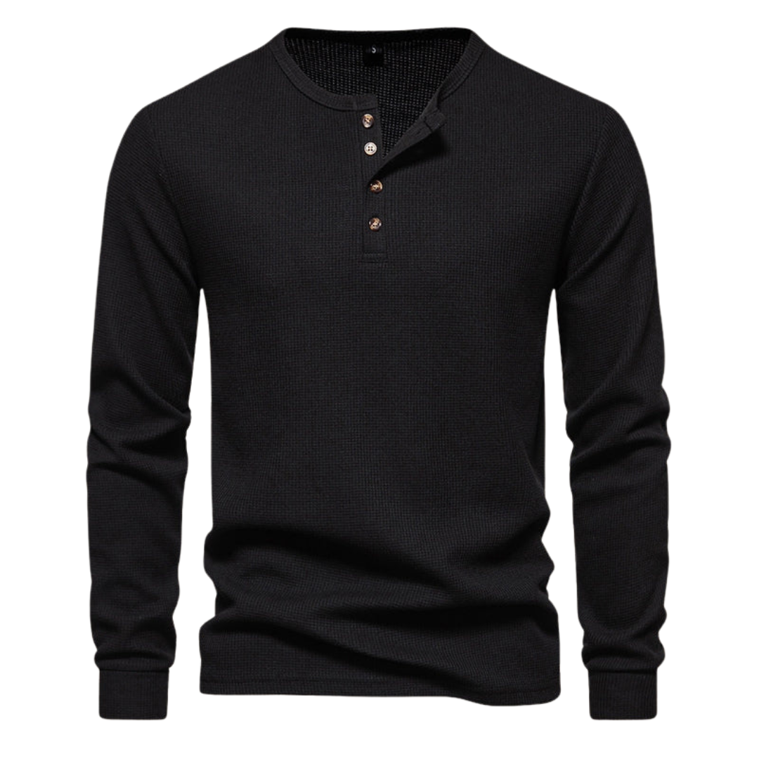 Elmer™ | Langærmet T-shirt med knapper