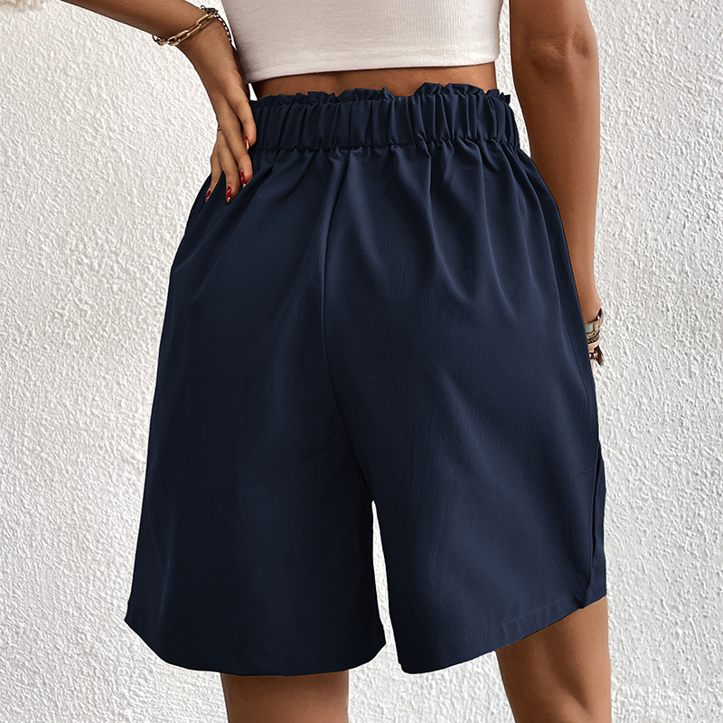 Idun™ | Stilfulde Højtaljede Plisserede Shorts