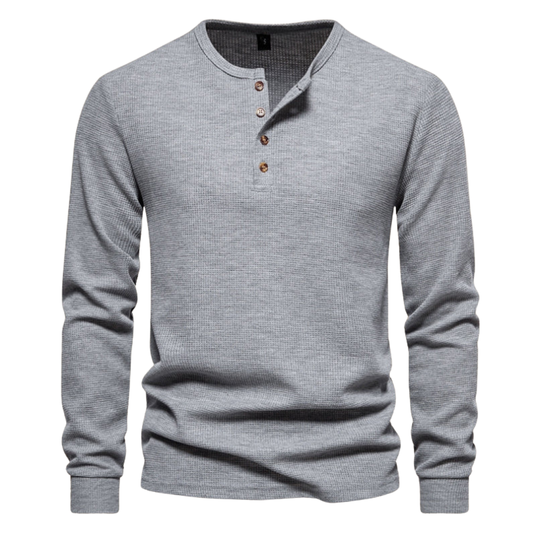 Elmer™ | Langærmet T-shirt med knapper